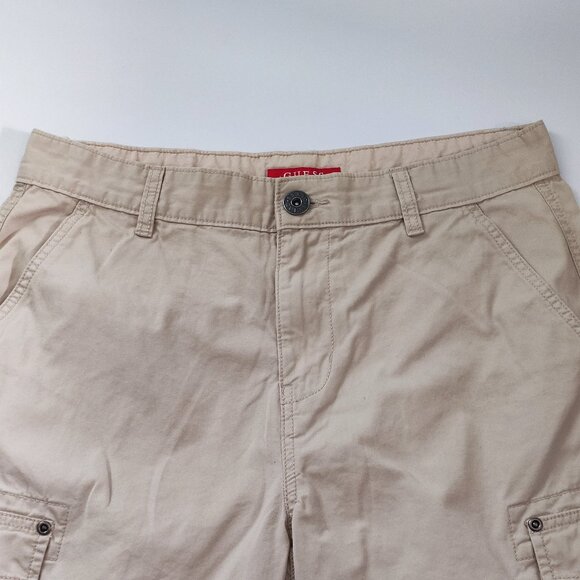Guess cargo short cream colour men's size 30 - Picture 2 of 14